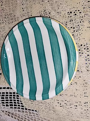 Vintage X6 W H Grindley~Cabana Striped  Dinner Plates. 10  • £38