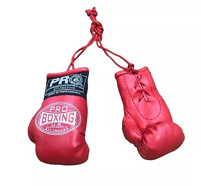 💥 Red Mini Boxing Gloves Hanging🐯 Rearview Mirror Car Hanging Key Chain🐯: • $14.99