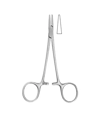 WEBSTER Needle Holder 5  Serrated Jaws Disposable Sterile 12/Box • $35.95