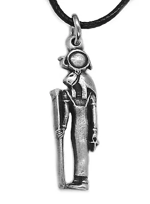 Sekhmet  Egyptian Goddess Pewter Pendant Necklace • £6.90
