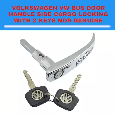 Volkswagen VW Bus Door Handle Side Cargo Locking With 2 Keys NOS GENUINE 2118416 • $77