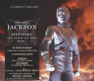 Michael Jackson - HIStory - Past Present And Future - Book I (CD Comp Ltd... • £15.49