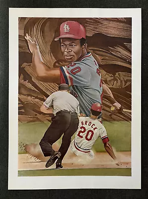 Mel Ramos Art Print Of Lou Brock St Louis Cardinals Rare Pop Art Poster QTY • $96.05