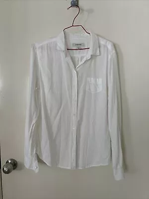 Country Road White Long Sleeve Shirt Blouse Size S 10 Also Fit 12 • $12.20
