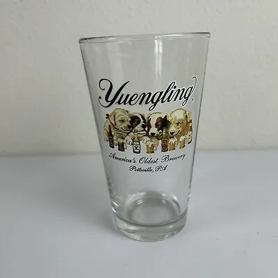 $10.95 • Buy Yuengling 16oz Pint Beer Glass Dogs Puppies Oldest Brewery Pottsville PA