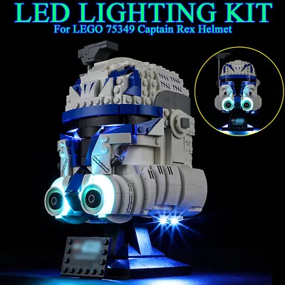 LED Lighting Kit For LEGO 75349 Captain Rex Helmet Light Decor NO MODEL • $35.19