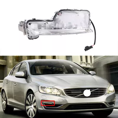 Front Bumper LED Fog Driving Light Lamp Clear Right For Volvo S60 2014-2018 • $51.95