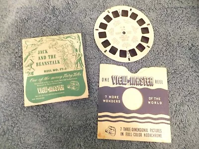 Vintage - View Master - Jack And The Beanstalk - FT3 Slide With Booklet • $10