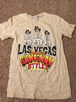 Las Vegas Rocks It Gangnam Style Elvis T Shirt Adult Small Super Soft • $14.99