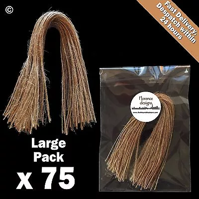 £3.60 • Buy 75 X Natural 1-Ply Rustic String/Twine/Hessian For Wedding/Gift/Crafts Hang Tags