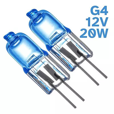 2pcs G4 12V 20W JCD Clear Cool White Light Globe Bulb Halogen Bi-Pin Dimmable • $17.95