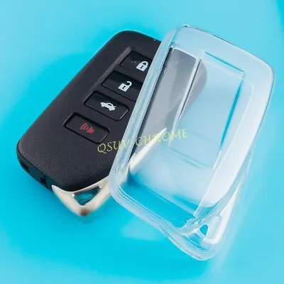 For Lexus NX RX LX IS ES GS RC Clear Transparent Car Key Case Cover Accessories • £8.28