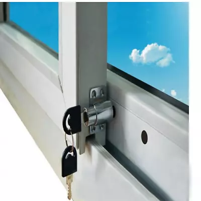 Alloy Sliding Doors Lock Catches Heavy Duty Security Sliding Patio Window Bolt • $9.45