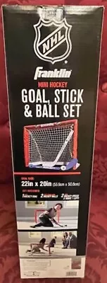 Franklin NHL Mini Hockey Goal Stick & Ball Set - New In Box • $17.99