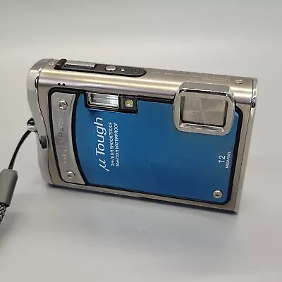 £74.99 • Buy Olympus Mju Tough 8000 12.0MP Underwater Compact Digital Camera Blue Tested