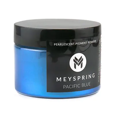 MEYSPRING Pacific Blue Mica Powder For Epoxy - Two Tone Resin Color Pigment  • $15.99
