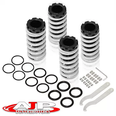 Silver Lower Adjustable Coilover Springs Sleeve For 1988-2000 Honda Civic EG EK • $34.99