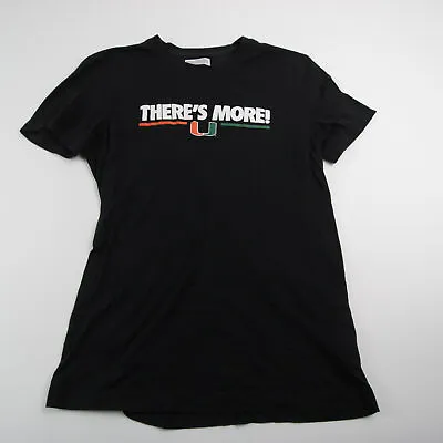 Miami Hurricanes Adidas Short Sleeve Shirt Men's Black Used • $7