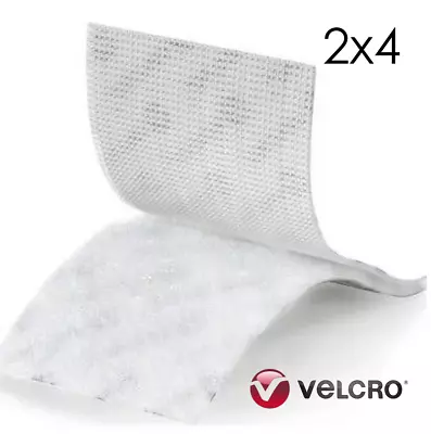 VELCRO 2” X 4” Industrial Heavy Duty Strips Self Adhesive White Inch Brand Strip • $3.35