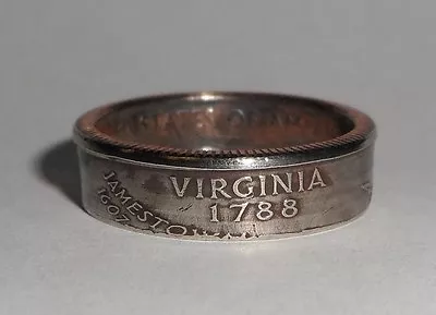  Sealed  VIRGINIA STATE QUARTER Handcrafted Coin Ring Or Pendant Size 4-14 • $14.99