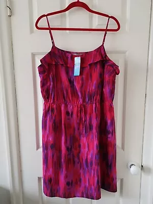 🆕 Bnwt Marks & Spencer Pink Mix Beachwear Dress. Size 18. Free P&p • £29.95