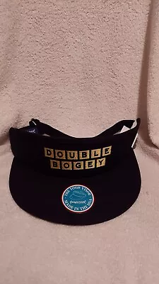 Imperial Tour Visor - Double Bogey Waffle House Logo -Black - New With Tags • $29.88