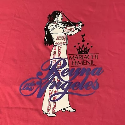 RaRE! Mariachi Femenil REYNA De Los Angeles T Shirt Size 2XL Hanes Vintage • $62.97