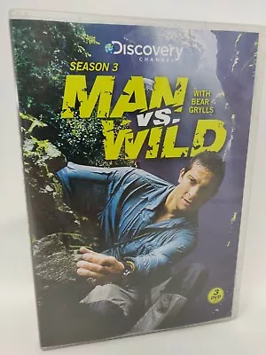 Discovery Channel Man Vs Wild: Season 3 With Bear Grylls Survival 3 Disk Set • $14.99