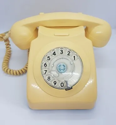 GPO Telephone 746 Rotary  Style Handset Telephone - Cream Vintage • £34.99