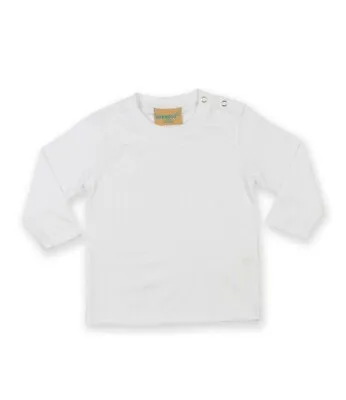 Larkwood Baby Long Sleeved T-shirt - Children's Crew Neck Cotton Top Tee 3/4 Yrs • £5.99