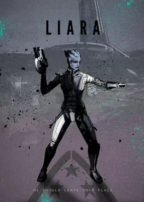 Mass Effect Liara T'Soni Metal Poster 7x11 12x18 #3 • $60