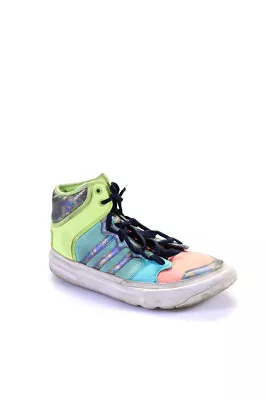 Adidas By Stella McCartney Womens Colorblock Sneakers Multicolored Size 8.5 • $39.99