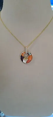 NEW Kabana Fine Jewelry 14kt Gold Multi-color MOP Oyster And Diamond Necklace • $2380