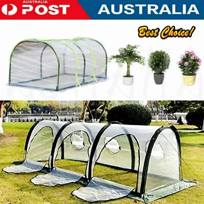 3x1x1M Portable Tunnel Greenhouse Flower Plant Foldable Insect Shed Tent Garden • $70.70