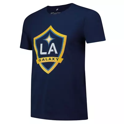 LA Galaxy Men's T-Shirt (Size M) Football Navy Short Sleeve Core T-Shirt - New • £14.99