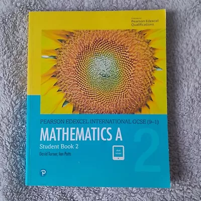 Edexcel International Gcse IGCSE 9-1 Maths A Student Book 2 Textbook Igcse • £24.99