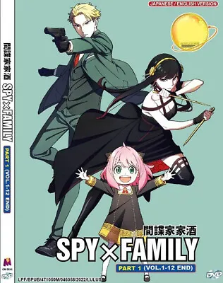 Spy X Family Season 1 (Part 1 ) - Anime DVD With English Dubbed • $18