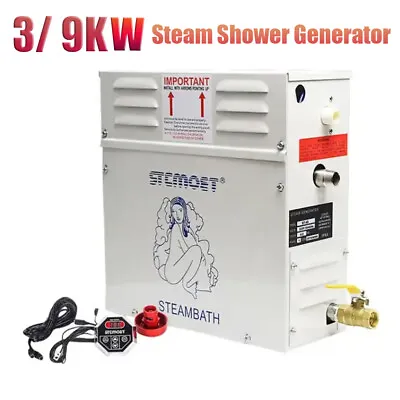 Powerful Commercial Steam Generator 3-9kw Steam Bath Generator With Fast Steam • $339.98