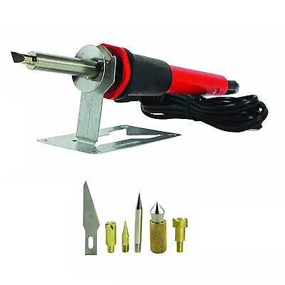 $18.99 • Buy 9pc Wood Art Engraving Burning Pen Kit Soldering Iron Pyrography Carving Burner