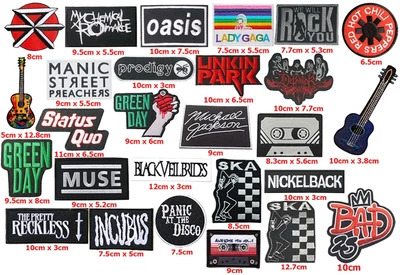 £2.79 • Buy Music Bands Dead Kennedys, Green Day Patches Embroidered Badge Sew On/Iron On