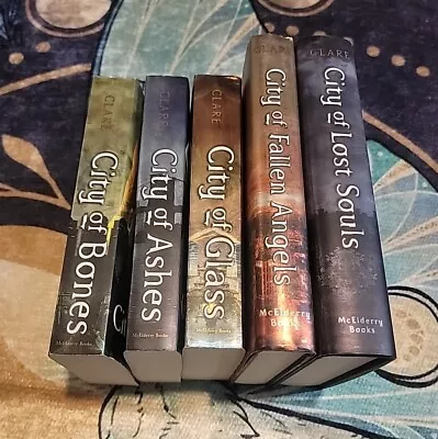 The Mortal Instruments Series Set Of 5 Books By Cassandra Clare PB 1-3 HB 4-5 • $10