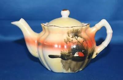 Vintage Miniature Teapot Hand Painted Porcelain Tea Pot Made In Japan Asian Art • $9.99