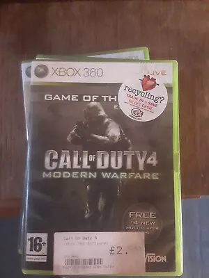 Call Of Duty 4: Modern Warfare Video Games Microsoft Xbox 360 (2008) • £0.99