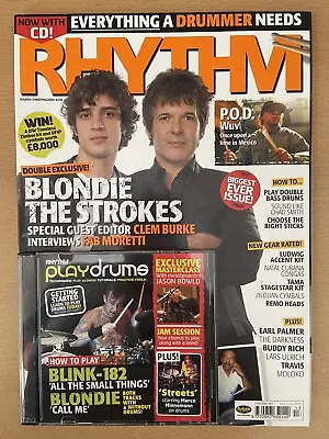 £8.99 • Buy RHYTHM MAGAZINE Christmas 2003 + CD 02, Blondie,The Strokes, Drums