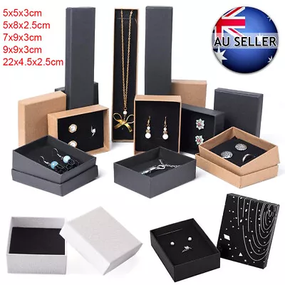 Bulk Cardboard Necklace Ring Earring Gift Box Display Jewelry Case Small Boxes~ • $54.49