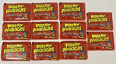 RARE * 1986 Vintage Topps WACKY PACKAGES STICKERS NEW Sealed Packs • $9.95