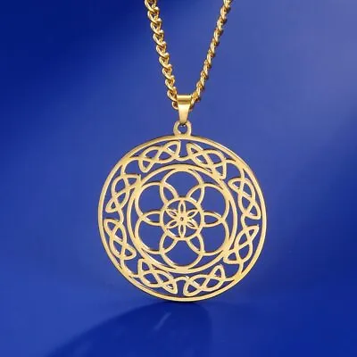 $6.69 • Buy Classic Seed Of Life Necklace Sacred Geometry Pendant Supernatural Protection