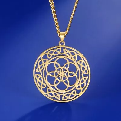 $6.69 • Buy Classic Seed Of Life Necklace Sacred Geometry Pendant Supernatural Protection