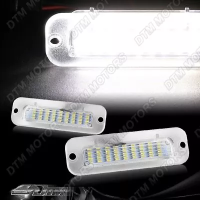 For 1990-2012 Mercedes-Benz G-Class W463 White 18-SMD LED License Plate Lights • $12.99