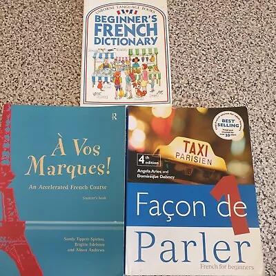 Learn French 3 X French Language Books For Anyone Wishing To Learn French Langua • £4.50